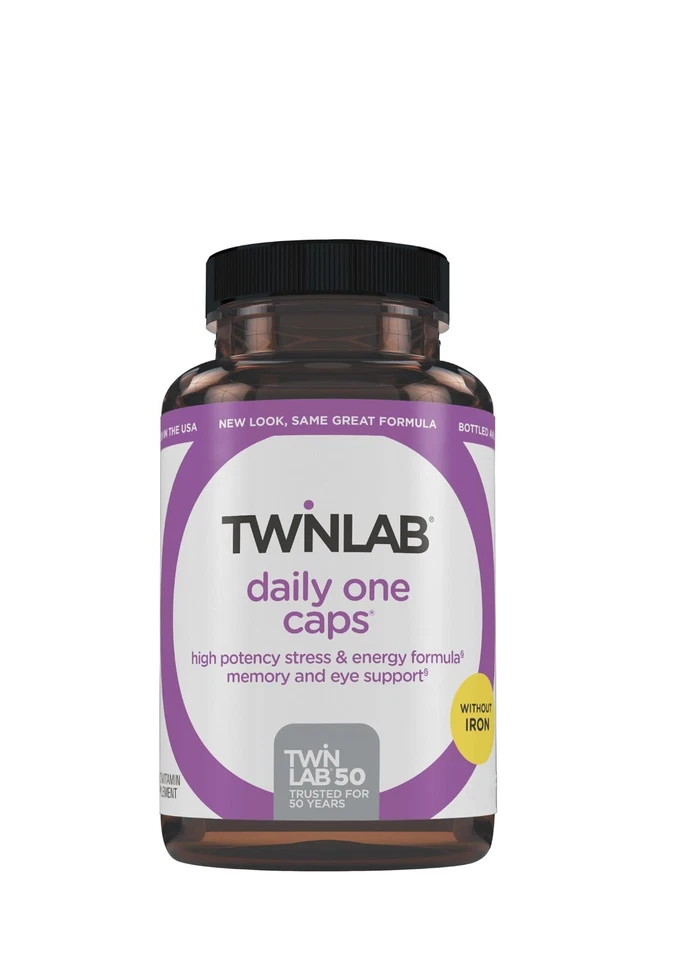 Twinlab Daily One Cápsulas Sin Hierro - con Zinc, Vitaminas B, Magnesio, 180 Cápsulas Foto 3 de 4