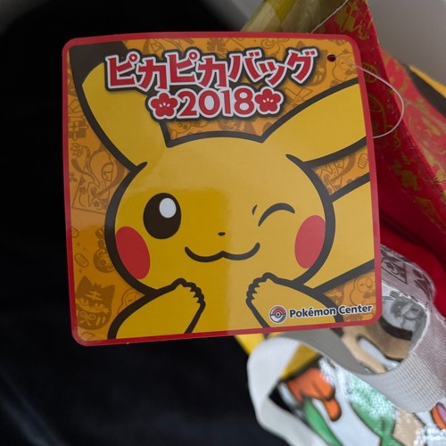 Sealed Pokemon Center Japan New Year 2018 PikaPika Bag Lucky Bag Fukubukuro - Picture 4 of 9