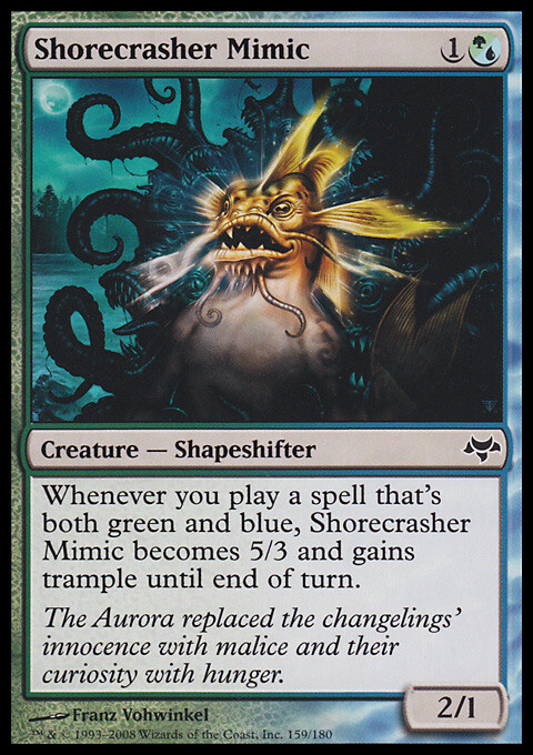 Magic the Gathering MTG Shorecrasher Mimic (159) Eventide   LP