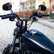 Glossy 14" MX-T Bar Handlebar For Harley Sportster XL Iron 883 1200 72 48 CUSTOM