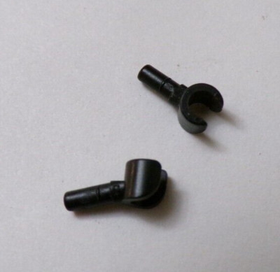 Lego x1 Pair Black Mini Figure Hands, 983 (028-39)