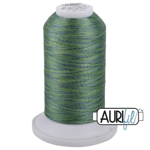 AURIFIL Thread Variegated Poly Filament 40 wt. 3280 Yd Spool Jade - Picture 1 of 1