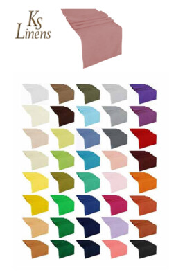 Set 2  Premium Quality Polyester Table Runners 12''x72'', 12''x108'', & 12''x108''