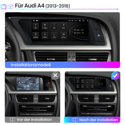 8.8''Android 12 Autoradio Carplay Für Audi A4/A5/B8/S4 GPS Navi WIFI BT SWC 4+64G