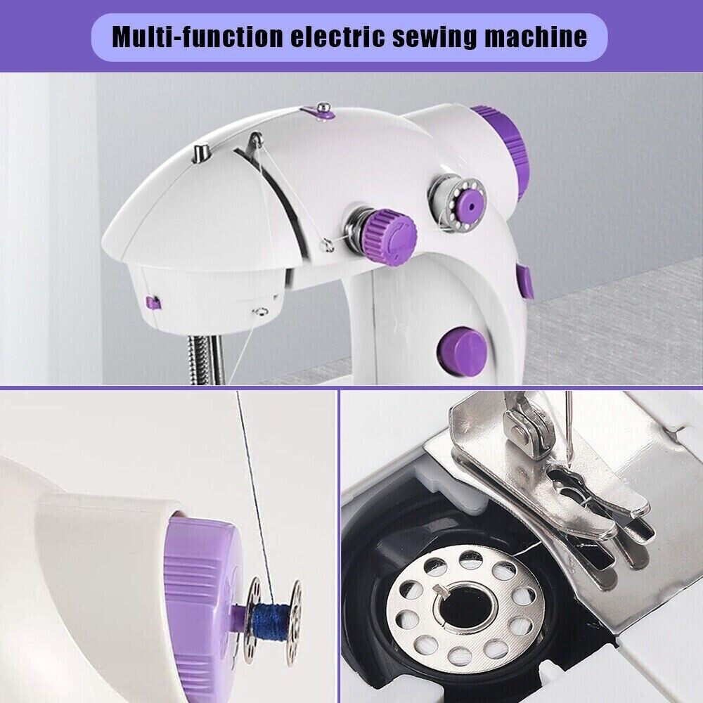Stitching Machine Wool Home Sewing Machine Portable Mini Electric Sewing Machine – 12 Built-in ...