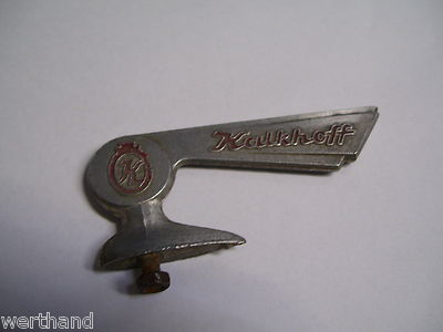  SCHUTZBLECHEMBLEM Schutzblechreiter Schutzblechschild Kalkhoff #84
