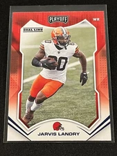 2021 Panini Playoff Football Jarvis Landry Goal Line #39 - Cleveland Browns