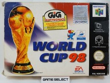 Thumbnail of ebay&reg; auction 137376801544 | WORLD CUP 98 Mondiali FIFA 1998 Nintendo 64 N64 PAL ITA Handbuch Komplett