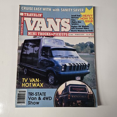 Travelin Vans For Work & Play Magazine - Mar. 1979 - Hot Wax TV Show Van