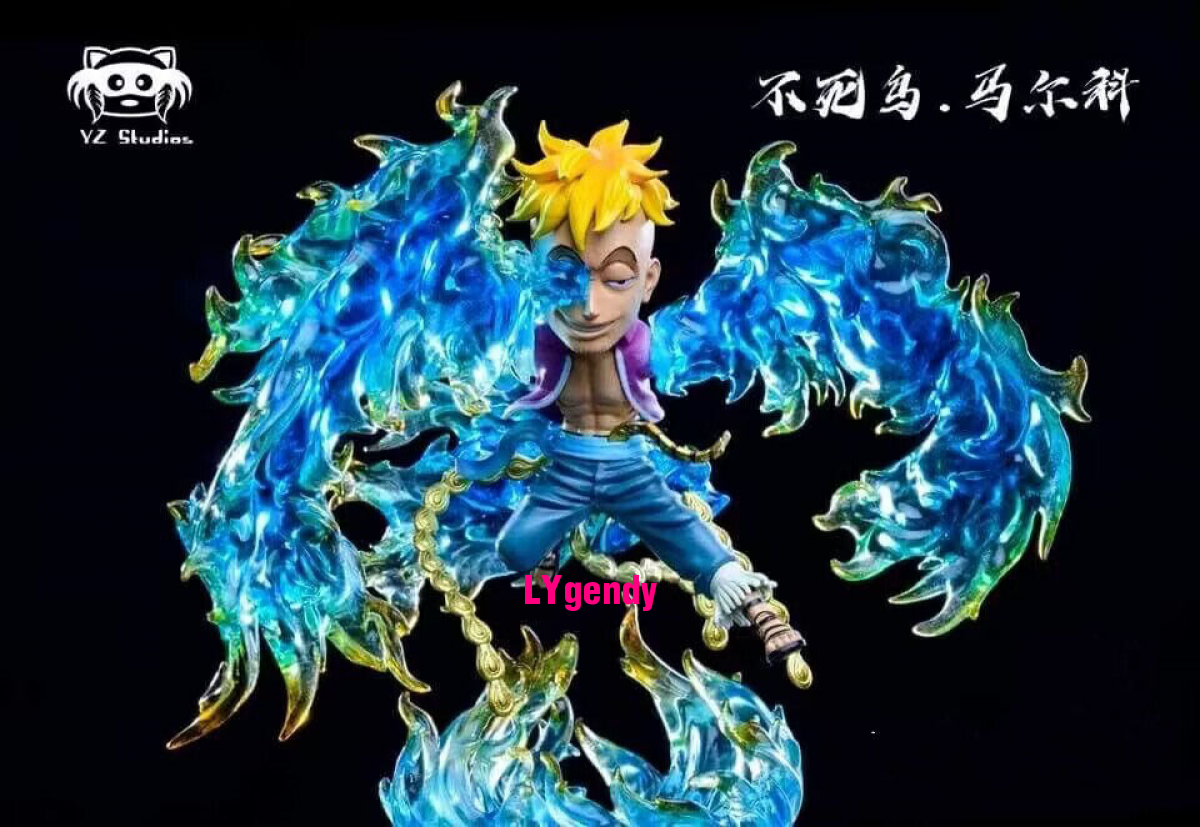 YZ Studio Anime One Piece Marco Phoenix Resin Figure GK Statue