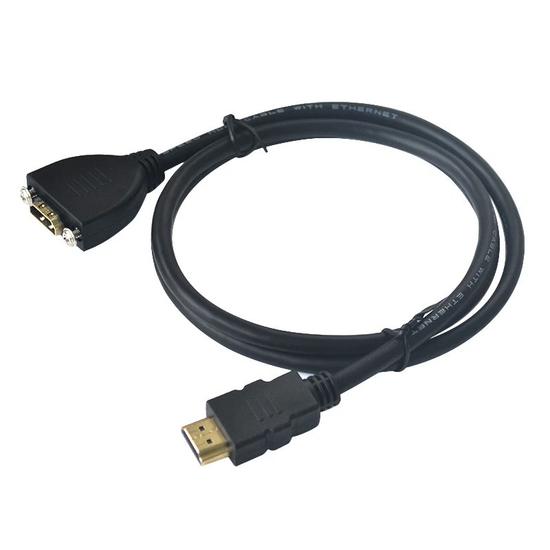 HDMI Female Panel Mount to Mini HDMI Male Digital Video Extension Cable 0.5m - Image 2 of 4