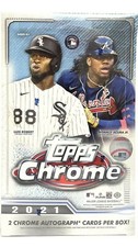 2021 TOPPS CHROME MLB HOBBY BOX - New Factory Sealed SHIPS FAST ⚾️⚾️⚾️
