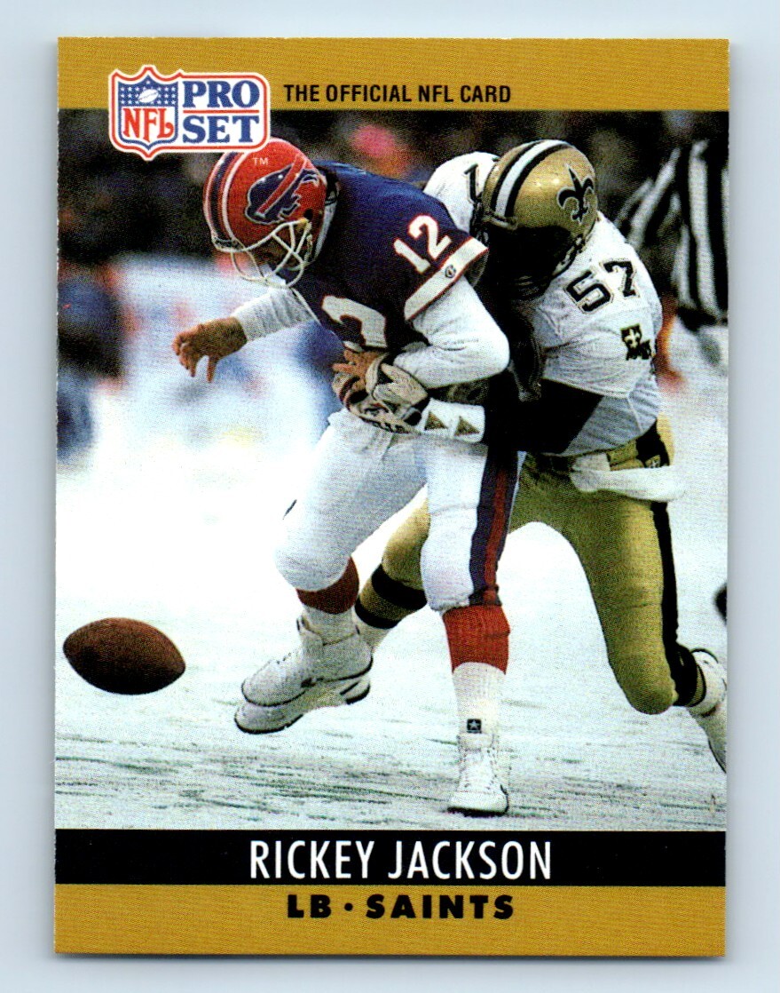 1990 Pro Set Rickey Jackson New Orleans Saints #214 | eBay