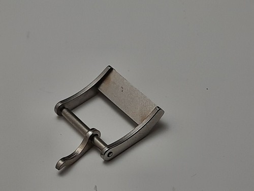 VINTAGE NOS 1970'S ZENITH 14MM STAINLESS STEEL WATCH BUCKLE #7358 - Picture 3 of 3