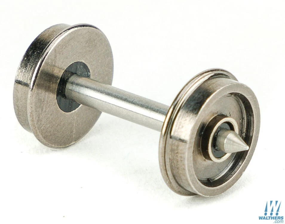 Walthers 33" & 36'' Turned Metal Wheelsets w/Metal Axles (100 Pkg each) HO Scale - Image 3 of 3
