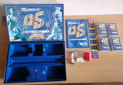 BBC 25 Years A Question of Sport Trivia Board Game RARE - Sealed Card Pack