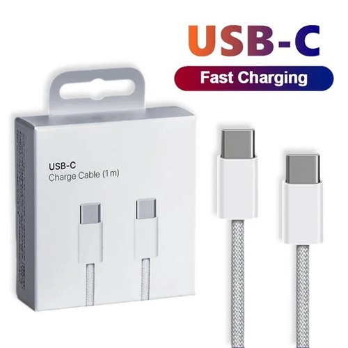 3 x Câble Chargeur Rapide USB Type-C Cordon de Données de Charge pour iPhone 15 Pro Max & Plus - Photo 8 sur 17