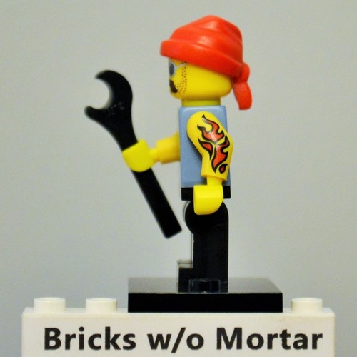 Neu Original LEGO Motorrad Mechaniker Minifiguren mit Schraubenschlüssel Serie 10 71001 - Bild 3 von 3