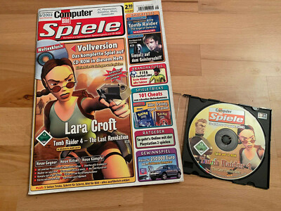 Lara Croft Tomb Raider 4 - The Last Revelation PC mit Computer-Bild-Spiele 9/03