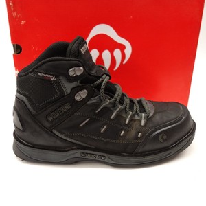 Wolverine Mens Edge Lx Boot Steel Toe Black Leather Comfortable