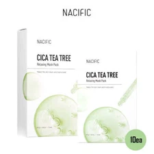 NACIFIC Cica Tea Tree Relaxing Mask Pack 10 EA