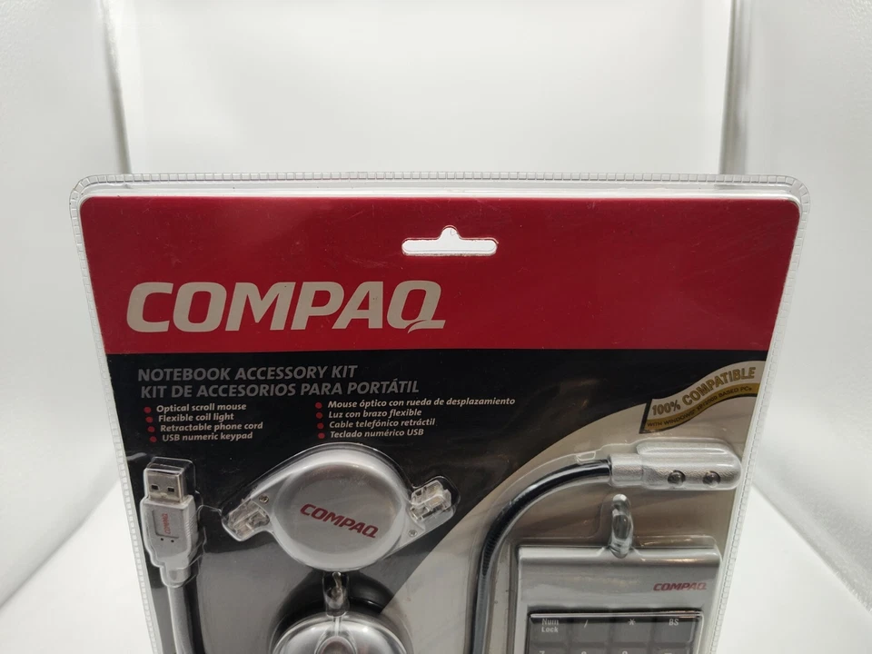 COMPAQ-Numeric Keypad With USB  MOUSE & Flexible Coil Light-Brand New Sealed - Image 2 of 4