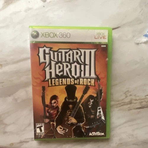 New ListingActivision Guitar Hero III Legends of Rock Xbox 360 Multiplayer Xbox Live