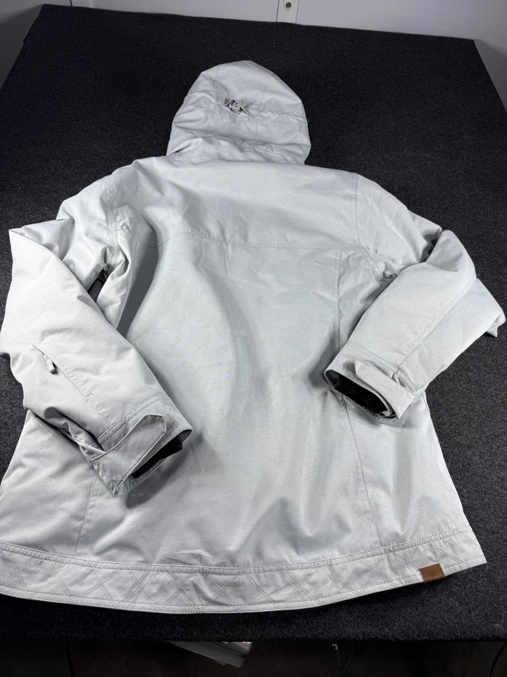 Roxy Jacket Womens 2XL Gray DryFlight 10K Waterproof Hooded Snow Ski Coat - Image 2 of 4