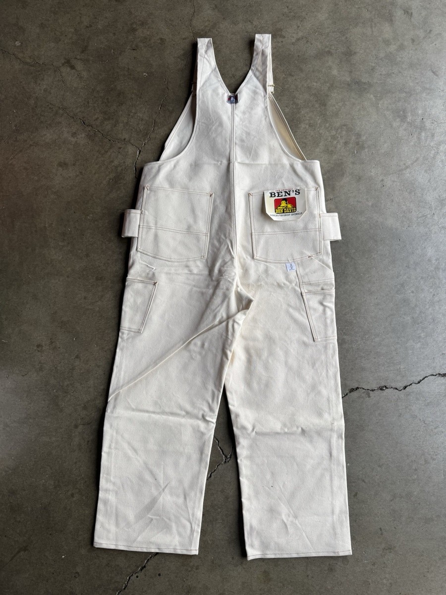 Vintage DS Ben Davis Carpenter Double Knee Overalls sz 40 x 30