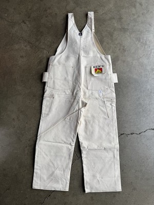 Vintage DS Ben Davis Carpenter Double Knee Overalls sz 40 x 30