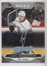 2019 Upper Deck MVP High Series Rookies Super Script 23/25 Carl Grundstrom 3xv