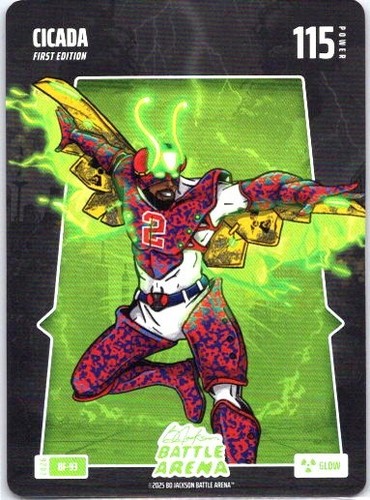 2026 Bo Jackson Battle Arena Cicada Glow Battlefoil Cade Cunningham SSP