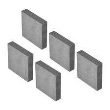 5Pcs 45x45x10mm Graphite Electrode Plate DIY Graphite Block Ingot Rectangle