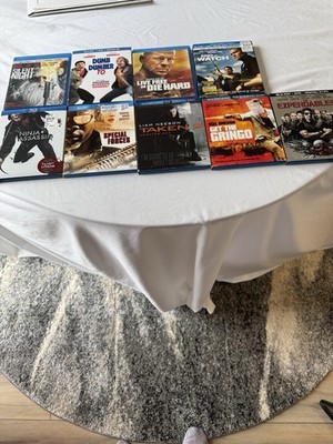 Blu Rays LOT Of  9 - Original Cases- Very Good Condition -Random Selection