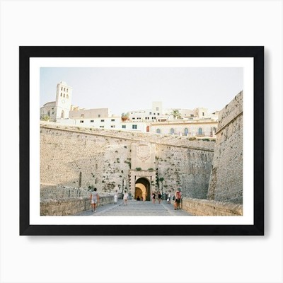 Entrance Of Eivissa Ibiza Art Print Framed Wall Art Poster Canvas Print Picture
