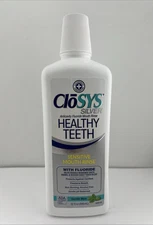 CloSYS Silver Mouthwash SENSITIVE Mouth Rinse w/Fluoride Alcohol-Free GentleMint