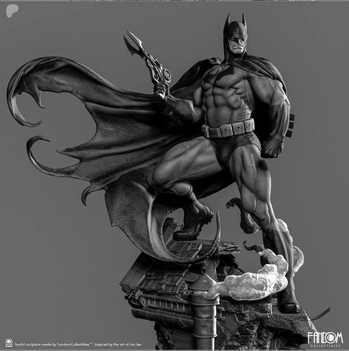 Batman Resin Figure 1/8 Scale With Base Large Figure Unpainted | eBay