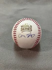 Lot of 2 Single Signed Baseballs. Carmen Electra Baywatch and Horace Grant Bulls
