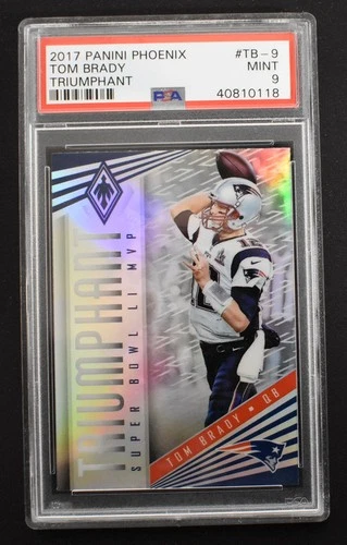 Tom Brady 2017 Panini Phoenix Triumphant #TB-9 New England Patriots PSA 9 MINT