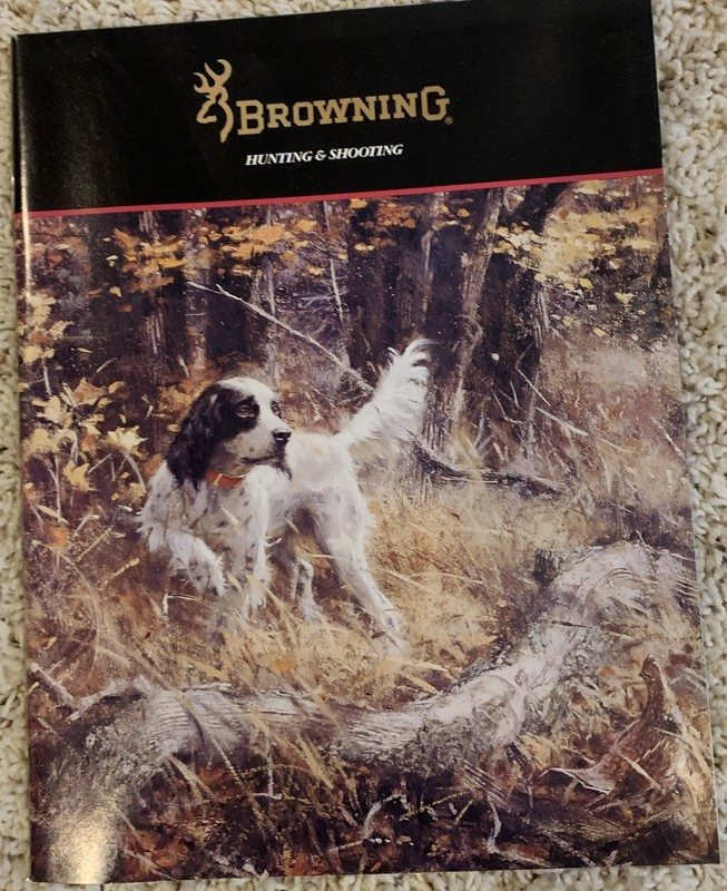1989 Browning vintage Catalog  