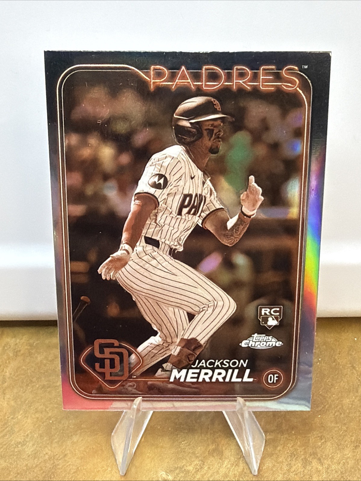 2024 Topps Chrome Sepia Refractor Jackson Merrill RC #207 San Diego Padres