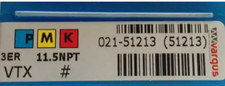 10 PCS  ORIGINAL  INSERTS  3ER11.5NPT VTX