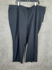 Worthington Straight Leg High Rise Trouser Dress Pants Womens 26W Black NWT