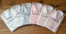 Charles Tyrwhitt Dress Shirts Non-Iron Extra-Slim 15.5/35, LOT of 6