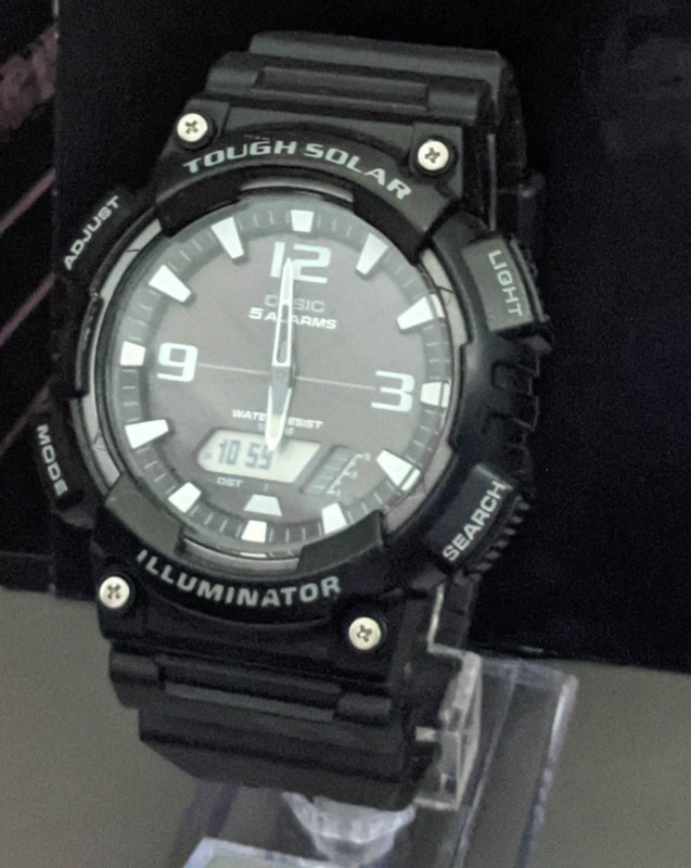 Casio AQ-S810W-1AV Tough Solar Analog-Digital Sport Watch – No Reserve! MSRP $65