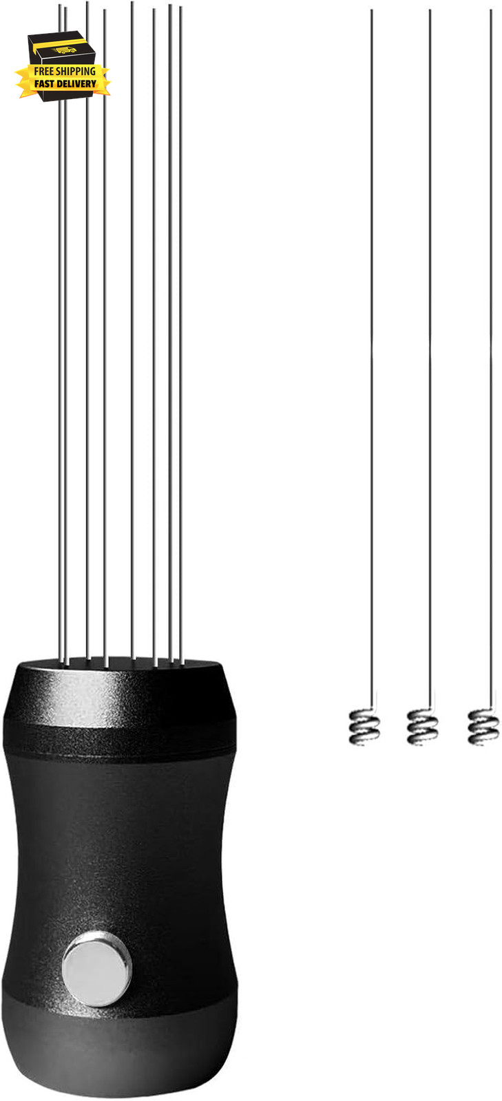 Magnetic Espresso Distribution Tool - Flick WDT Tool with 8X0.4Mm Stainless Stee