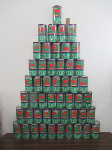7Up 7-Up United We Stand complete set of 50 cans Uncle Sam NICE