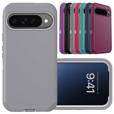 For Google Pixel 10 Pro/10 Pro XL Rugged Case Heavy Duty Hard Rubber Phone Cover
