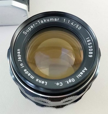Pentax Spotmatic SP Film Camera w/ Super-Takumar 50mm F/1.4 Lens