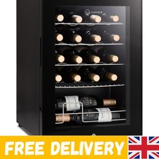 Luxury 20-Bottle Wine Chiller - Compact Design with Energy Savings & Low Noise